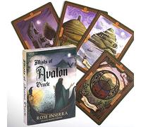 Genérico Tarot del Oráculo de Mists of Avalon,Mists of Avalon Oracle Tarot,with Bag,Firend Game,Juguetes de adivinación