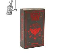 Genérico Tarot Oculto - edición de Bolsillo, cartulina, Ideal para Principiantes, Incluye Tarjetas y Collar