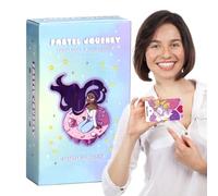 Genérico Tarot Oracle Cards, 78-Card Pastel Deck, 4.06x2.36in Mysterious Adivination Card Set, Future and Past Insight, Engaging Fortune Telling Game for Family Games
