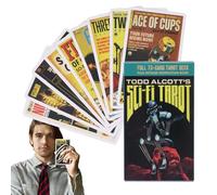 Genérico Tarot para Principiantes,78 Mazos De Cartas Oraculares - Juego De Cartas De Futuro, Tarot De Ciencia Ficción Moderna para Guía Espiritual Y Estudio Astrológico