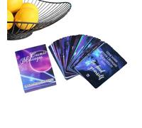 Generico Tarot Para Principiantes | Baraja De Tarot Espacial De 42 Cartas,Juego De Mesa Metafísico | Para Trabajo Amor Halloween Niños Adultos Cocina Escuela Adivinación Meditación Aprendizaje