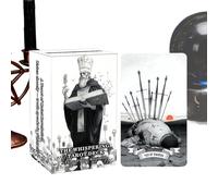 Genérico Tarot para Principiantes - Baraja Tarot Gótico Susurrante Portátil | Juegos De Mesa - para Adultos Noches Familiares Sociales Viajes Picnic Y Descanso