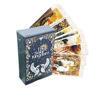 Genérico Tarot para Principiantes,Juego De Tarot | Adivinación del Destino Juego De Mesa Divertido para Reuniones Familiares Y Fiestas con Adultos Y Niños
