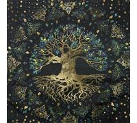 Genérico Tarot Tela Altar, Mantel Brujería Tela Cartas Tarot, Altar Espiritual, Tapiz Mantel Cartas Tarot Adivinación Lino del Árbol La Vida, Accesorios Tarot Espiritual