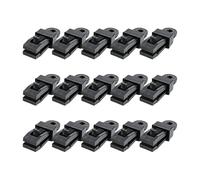 Genérico Tarp Clamps - 15 Pieces Multipurpose Fixed Outdoor Camping Clamp | Tent Clips Holder Lock Grip - for Car Truck Covers Swimming Pool Canvas Sun Shade