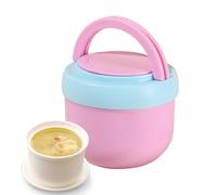 Genérico Tarro De Comida Aislado - Con Cuchara, Tarro De Vacío Con Ancha | Tazón Térmico Para Sopa Y Almuerzo,Para Negocios Oficina Camping Desplazamientos Escuela Hogar