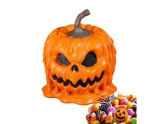 Generico Tarro de Satile, Decorativo Halloween Candy Bowl, Cuenco Dulce de Halloween Creativo, Contenedor Organizador de Calabazas | Decoraciones Estéticas de Halloween para Banquetes de t