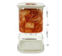 Genérico Tarro Para Encurtidos, Almacenamiento De Alimentos Con Colador Integrado, Frasco Hermético De Encurtidos Y Aceitunas, Para Cocina Ensalada Dulces Avena Harina Azúcar Café
