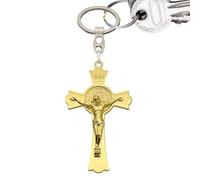 Genérico Taschenanhänger - Katholischer Kreuz Anhänger Dekoration | Handtaschen Anhänger | Für Rucksack Partygeschenke Autoschlüssel Geldbörse Handtasche Geburtstag Halskette Und Schmuck