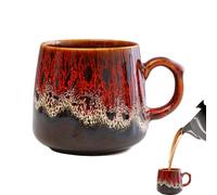 Genérico Tasse À Café En Céramique - Avec Poignée Ergonomique | Grande Capacité, Design Moderne Et Glaçure Fluide Idéale Pour Thé, Latte, Lait, Cacao, Couple Et Usage Quotidien