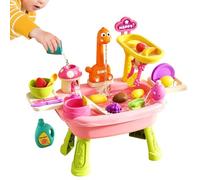 Genérico Tavolo d'Acqua per Bambini, Rubinetto Dinosauro Cibo Giocattolo Giochi Estate, Sensoriale con Acqua Corrente, per Bambini 3+ Anni, Prescolari, Spiaggia, Giardino, Piscina, Sviluppo Cog