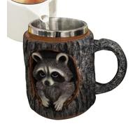 Genérico Taza 3D 310ml Taza Árbol Animal para té, taza Ceremonia de la mañana Colección personal Moments Relajación cumpleaños casa fin de ocio