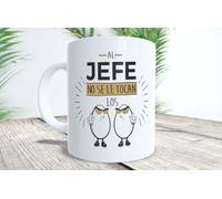 Genérico Taza Al Jefe nadie le toca los Ideal para regalar a todo jefe con sentido del humor.