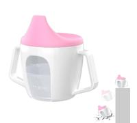 Genérico Taza anti -Drip -Praying Mio - - Probable - Asegurado con una tapa transparente para un uso seguro en la marcha - Cazas Snid para niños pequeños | Dulce Run -Out