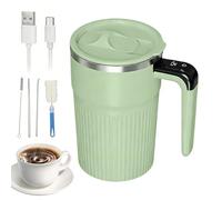 Genérico Taza Automezcladora | Vaso de Mezcla Automática de 400 ml con Pantalla de Temperatura | Tapa De Taza Eléctrica Portátil - Hogar, Viaje, Oficina, Escuela, Chocolate Caliente, Leche