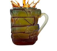 Genérico Taza Biblioteca - Taza de diseño de pila de libros | Objeto decorativo de fantasía para oficina, accesorio de té de café insólito, presente idea de regalo apasionados, literatura y profesores