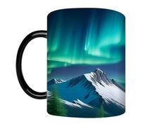 Genérico Taza Cambiante De Color | 350ml Taza Boreal Cambio Calor - Tazas Ceramica Beber Cocina Hogar Cumpleaños Compañeros Mejor Amigo Familia Halloween Navidad Café