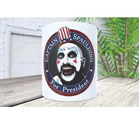 Genérico Taza Capitán Spaulding Presidente - Ideal para regalar a todo amante del cine de terror.