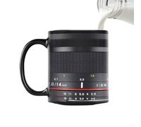 Genérico Taza Con Lente De Cámara - Construcción De Cerámica 350 Ml Capacidad, Taza Café, Apta Para Lavavajillas | Réplica Detallada La Lente, Regalo Fotografía, Cerámica Para Café Diari