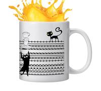 Genérico Taza con Mensaje Secreto,350ml Novedoso Recipiente Cerámico de Bebidas - Mug para bebidas - Para café, té, chocolate caliente, hogar, oficina, reuniones familiares, compañeros, bromistas