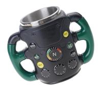 Genérico Taza de acero inoxidable para fanáticos de carreras, forro de resina, taza de café, taza de carreras de acero inoxidable de doble capa