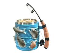 Genérico Taza de Café - 300ml con Asa Ergonómica | Taza de Café Temática Caña de Pescar - Regalo para Hombre, Esposo, Padre, Abuelo, Pescador