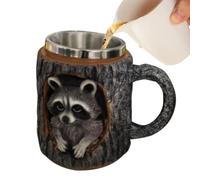 Genérico Taza De Café 3D 325 Ml Taza Animales del Bosque para Té | Regalo Para Hombres Mujeres Colección Personal Momentos Relax