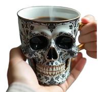 Genérico Taza De Café Calavera Vasos Resina Bebida Estilo Callejero