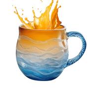 Genérico Taza de café con Mango, Botella de Agua de con Mango de diseño del mar del mar - Tazas de café Divertidas - para de la Cocina Mujeres Hombres Adultos