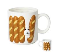 Genérico Taza De Café De Cerámica De Estilo Japonés - Diseño De De Gato Tostado En Relieve De 200 Ml, Linda Taza Para Bebidas Calientes | Tazaa De Té De Café De Cerámica En Relieve Tazaa De Para