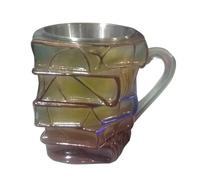 Genérico Taza De Café De Libro - Copa De Agua De Diseño De Libros Pintados | Taza De Beber Acrílico Vintage | Copa Colorida Elegante Para Cocina, Restaurante, Hotel, Hogar, Viaje, Oficina, Té, Café,
