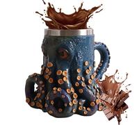 Generico Taza de café de Resin Mug For Latte, Coffee Mug - 160 ml Octopus Design Drinkware Cups | Coffee Mugs 160 ml Dishwasher Safe F0r Hot Cold For Milk Ice Water Juice Leche Tea Beer Mother Dad