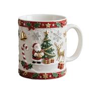 Genérico Taza De Café De Resina Creativa: Taza De Desayuno Para Las Mañanas Festivas, Bebidas Calientes | Para Rutina Matutina, Fiesta De Cumpleaños, Celebraciones Estacionales, Trabajo, Momentos