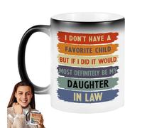 Genérico Taza de café que cambia el calor | Tazas de café de cerámica creativas que cambian el calor de 350 ml | Tazas sensibles al cambian de color, tazas de de cerámica decorativas para escrit