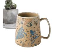 Generico Taza de café, tazas de 0,71 litros para casa, cerámica pintada a mano para café, cerveza, leche, para estudiantes, profesores, entusiastas de la decoración del hogar, salón, estudio