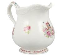 Genérico Taza de Leche de Cerámica con Asa, Jarra para Salsa de Cocina, Vaso de Crema Resistente al Calor, Boca Ancha para Fácil Limpieza, Adecuado para Leche, Yogur y Jugos, Uso Doméstico