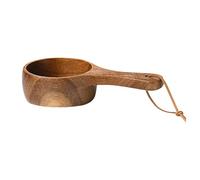 Genérico Taza de madera para campamento, taza de madera | Taza de café hecha a mano para acampar | de portátil de 350ml, recipiente de agua ligero para taza de café al aire libre para, té y le