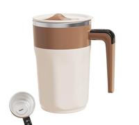 Generico Taza de mezcla eléctrica - 400 ml de acero inoxidable automático Stirring Coffee Cup | Taza de mezcla automática con pantalla digital de temperatura para café Milk Hot Chocolate Travel
