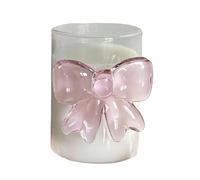 Genérico Taza de vidrio - Vaso transparente resistente al calor con forma de | Hogar Cocina Bar Restaurante Hora del té Bebidas frías Bebidas Serveware Regalo