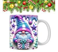 Genérico taza del 3D, taza de café del | s coloridos de cerámica con cajas Taza de 3D - Taza de jardín de gran capacidad para mujeres amantes Cool cumpleaños Navidad