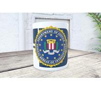 Genérico Taza FBI - Federal Bureau of Investigation - Ideal para regalar a todo amante de las conspiraciones y la cultura pop.