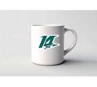 Genérico Taza Fernando Alonso 14 | Tazas de Cafe | Tazas Originales para Regalar Desayuno Ceramica Te Letras Grabadas 350Ml