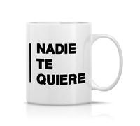Genérico Taza idónea para regalar en Navidad | Tu vida es una mierda | Ya no eres joven | Nadie te quiere | Eres gilipollas (Nadie te quiere)