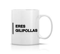 Genérico Taza idónea para regalar en Navidad | Tu vida es una mierda | Ya no eres joven | Nadie te quiere | Eres gilipollas (Eres gilipollas)