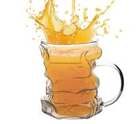 Genérico Taza Libro - Vaso de Vidrio Pintado Divertido 445ml - Taza Para Amantes de la Lectura - Voor Dagelijks Buiten Hiken Fietsen Rijden Kamperen Picknick Thuis Reizen