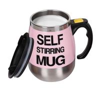 Genérico Taza Mezcladora Automática - Recipiente Eléctrico De 400 Ml Con Tapa | Taza Automezcladora Magnética Con Tapa,Para Leche Té Bebida Polvo Hogar Oficina Viajes Escuela