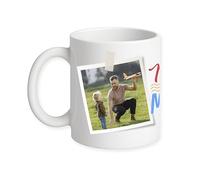 Genérico Taza Personalizada con Foto, Blanca, Cerámica, Mi papá es el Mejor, Regalo para Papá