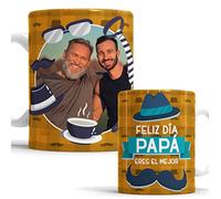 Genérico Taza Personalizada con foto para el mejor Papá del mundo/Taza para el mejor Papá del mundo/Taza para Papá con foto/Taza feliz dia del padre-Taza de cerámica de 350 ML