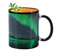 Genérico Taza reveladora que cambia el calor,Taza de café que transforma el color - de café de cerámica cambia de color - Cool Tea Magic de, taza reveladora para bebidas caliente