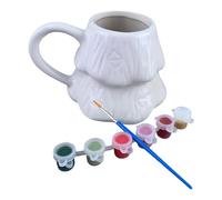 Genérico Tazas Blancas Para Manualidades | 1 Juego de Artes Manualidades - Kit DIY para Colorear y Tazas de Árbol de Navidad - para Decoración Fiestas Navideñas Adultos Cumpleaños